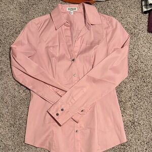 Express Pink Button Down Shirt